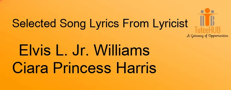 Elvis L. Jr. Williams Ciara Princess Harris