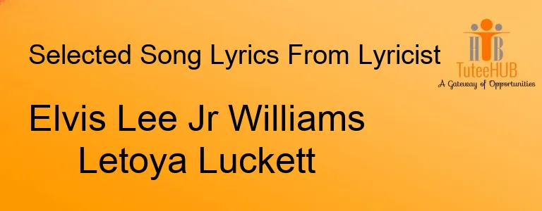 Elvis Lee Jr Williams Letoya Luckett