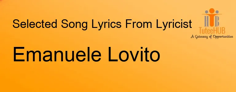 Emanuele Lovito