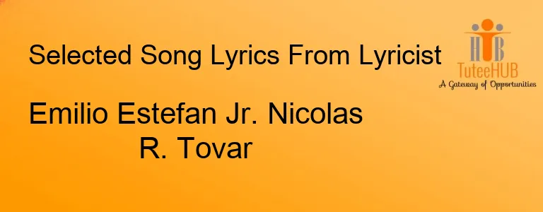 Emilio Estefan Jr. Nicolas R. Tovar