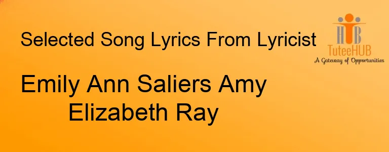 Emily Ann Saliers Amy Elizabeth Ray