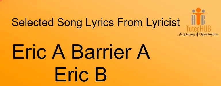 Eric A Barrier A Eric B