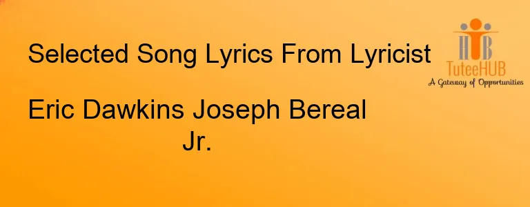 Eric Dawkins Joseph Bereal Jr.