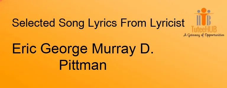 Eric George Murray D. Pittman
