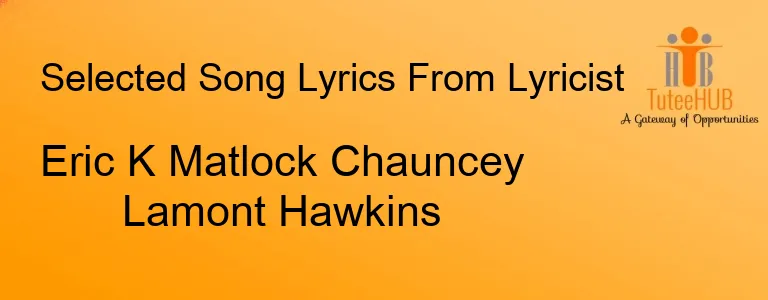 Eric K Matlock Chauncey Lamont Hawkins