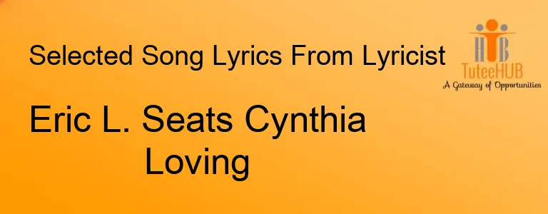 Eric L. Seats Cynthia Loving