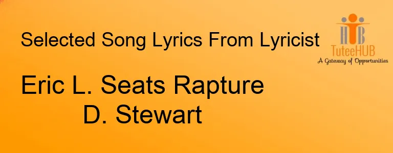 Eric L. Seats Rapture D. Stewart