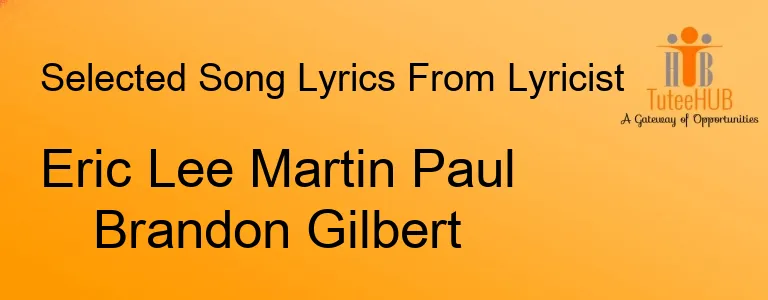 Eric Lee Martin Paul Brandon Gilbert