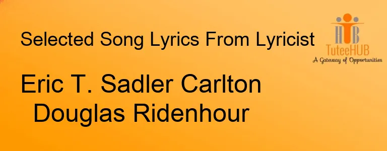 Eric T. Sadler Carlton Douglas Ridenhour