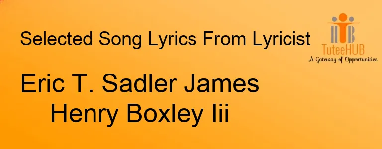 Eric T. Sadler James Henry Boxley Iii