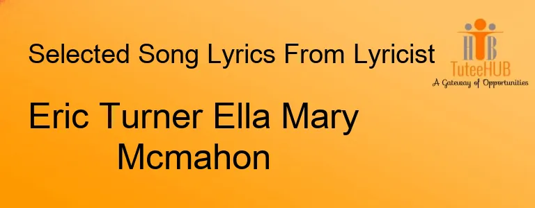 Eric Turner Ella Mary Mcmahon