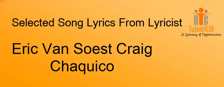 Eric Van Soest Craig Chaquico