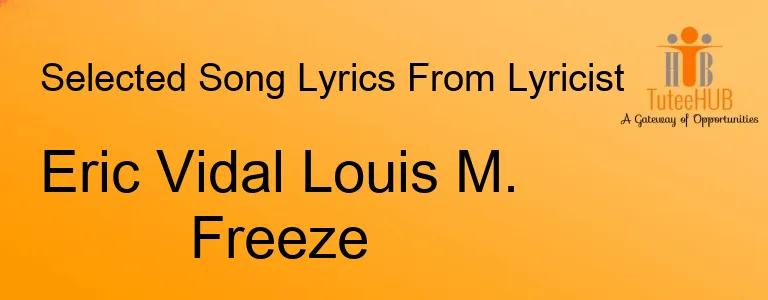 Eric Vidal Louis M. Freeze