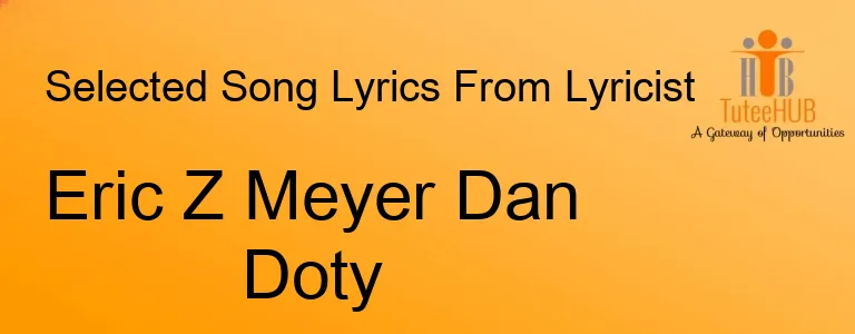 Eric Z Meyer Dan Doty