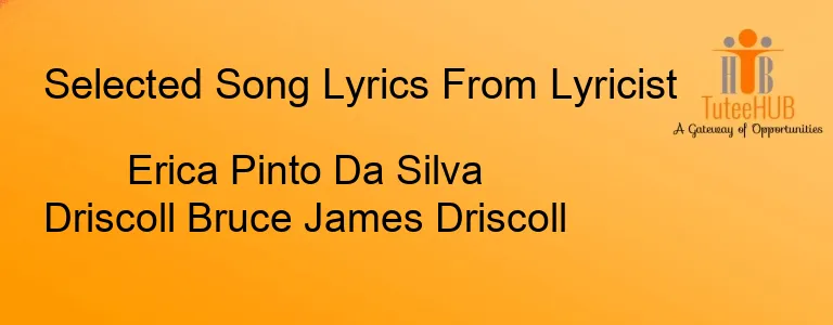 Erica Pinto Da Silva Driscoll Bruce James Driscoll