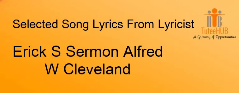 Erick S Sermon Alfred W Cleveland