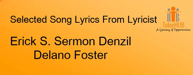Erick S. Sermon Denzil Delano Foster