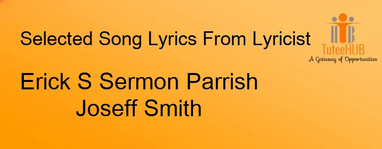 Erick S Sermon Parrish Joseff Smith