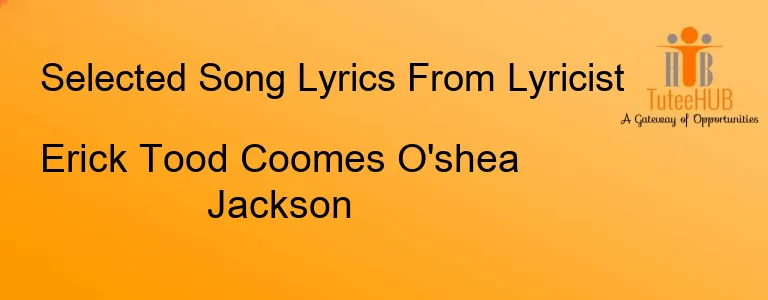Erick Tood Coomes O'shea Jackson
