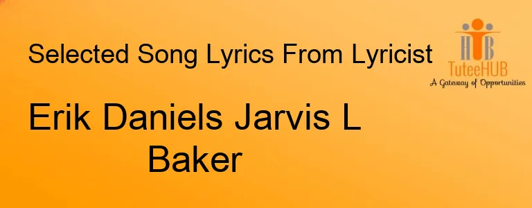 Erik Daniels Jarvis L Baker