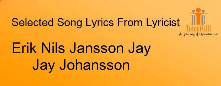 Erik Nils Jansson Jay Jay Johansson