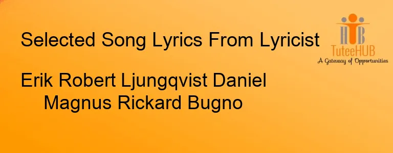 Erik Robert Ljungqvist Daniel Magnus Rickard Bugno