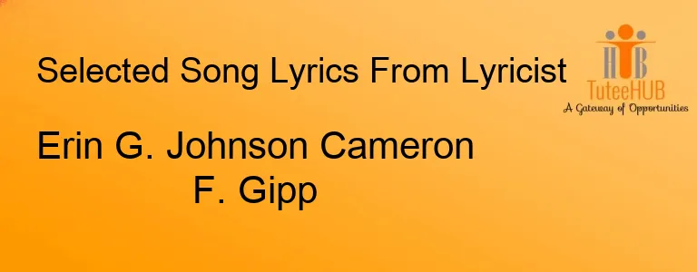 Erin G. Johnson Cameron F. Gipp