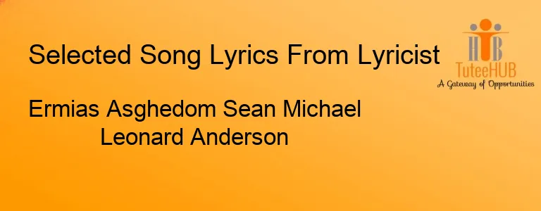 Ermias Asghedom Sean Michael Leonard Anderson