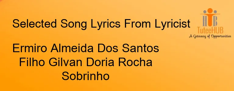 Ermiro Almeida Dos Santos Filho Gilvan Doria Rocha Sobrinho