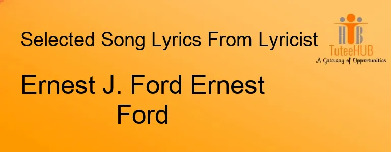 Ernest J. Ford Ernest Ford