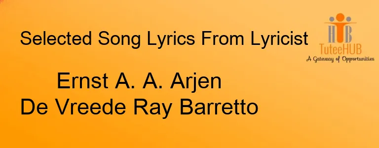 Ernst A. A. Arjen De Vreede Ray Barretto