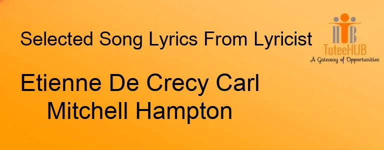 Etienne De Crecy Carl Mitchell Hampton