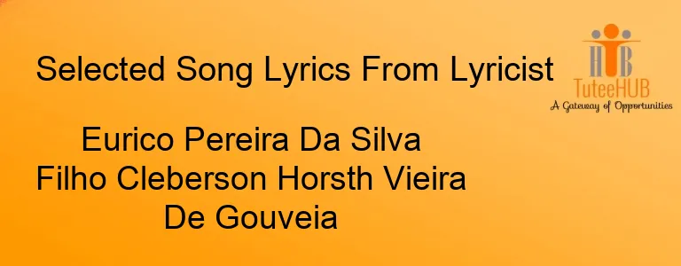 Eurico Pereira Da Silva Filho Cleberson Horsth Vieira De Gouveia