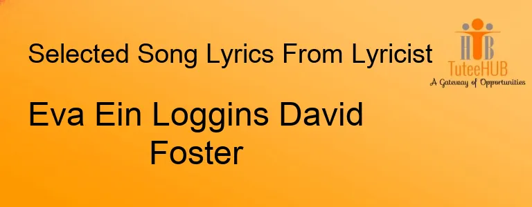 Eva Ein Loggins David Foster