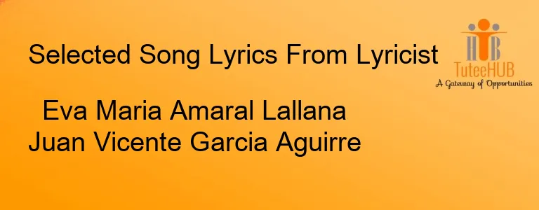 Eva Maria Amaral Lallana Juan Vicente Garcia Aguirre