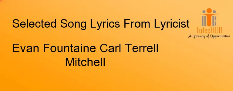 Evan Fountaine Carl Terrell Mitchell