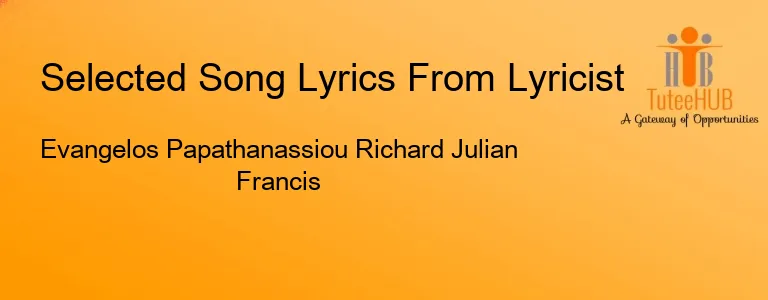 Evangelos Papathanassiou Richard Julian Francis