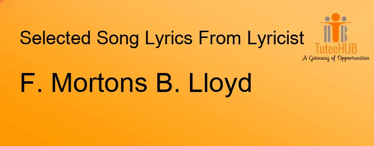 F. Mortons B. Lloyd