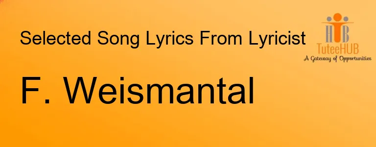 F. Weismantal