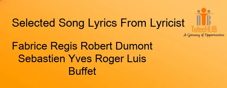 Fabrice Regis Robert Dumont Sebastien Yves Roger Luis Buffet