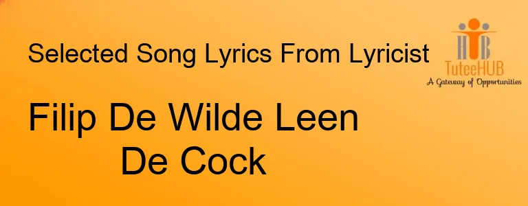 Filip De Wilde Leen De Cock