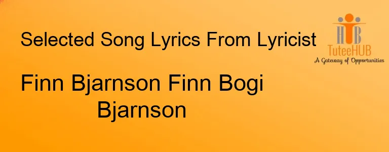 Finn Bjarnson Finn Bogi Bjarnson