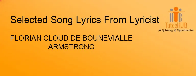 Florian Cloud De Bounevialle Armstrong