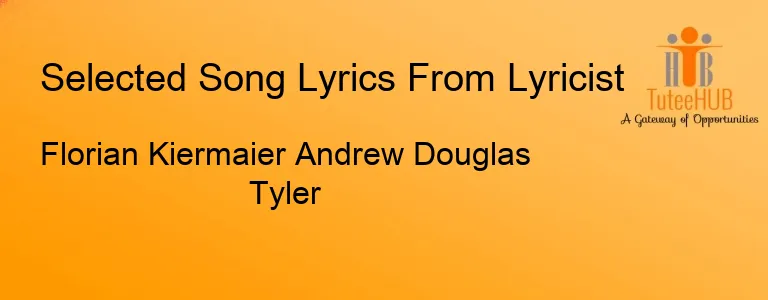 Florian Kiermaier Andrew Douglas Tyler