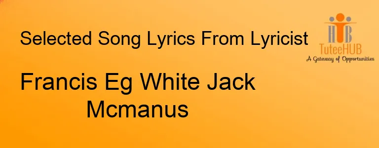 Francis Eg White Jack Mcmanus