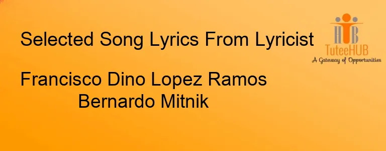 Francisco Dino Lopez Ramos Bernardo Mitnik