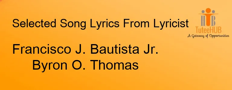 Francisco J. Bautista Jr. Byron O. Thomas