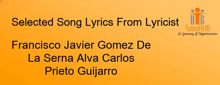 Francisco Javier Gomez De La Serna Alva Carlos Prieto Guijarro