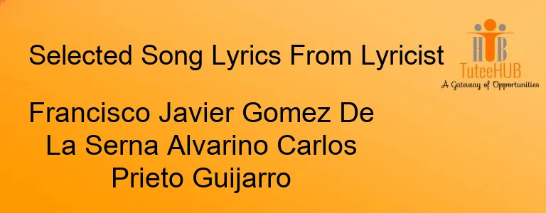 Francisco Javier Gomez De La Serna Alvarino Carlos Prieto Guijarro