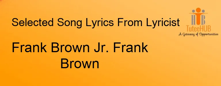 Frank Brown Jr. Frank Brown